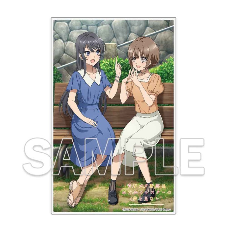 Kadokawa Rascal Does Not Dream Of A Sister Venturing Out Anime Acrylic Plate Mai Sakurajima